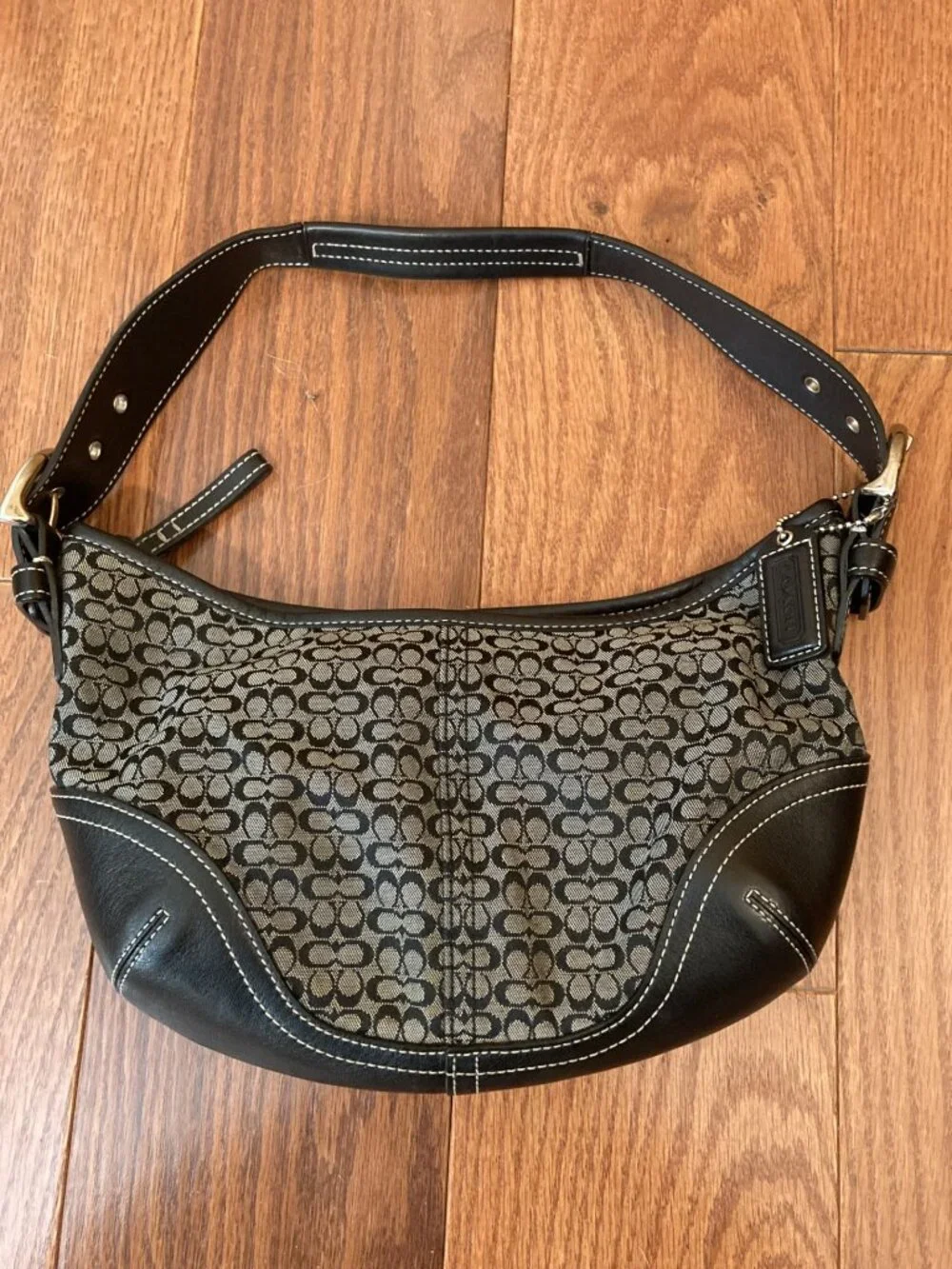 COACH 6351 Black Shoulder Hobo Bag